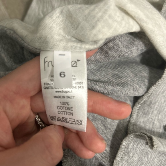 ⭐️NWOT Frugoo Soft Grey Pocket Asymmetrical Dress *Read Description* - Picture 4 of 5